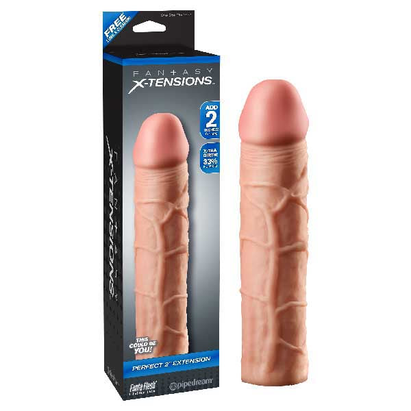 Pipedream Fantasy X Tensions Perfect Penis Extension Sleeve 2 Inch Pipedream Main image