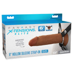 Pipedream FX Elite Silicone Hollow Strap On 6 Inch Pipedream