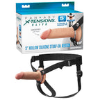 Pipedream Fantasy X Tensions Elite Silicone Hollow Strap On 5 Inch Flesh Pipedream