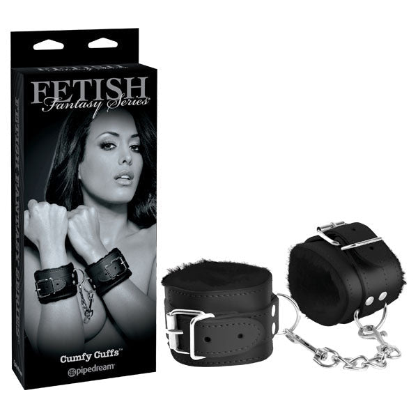 Fetish Fantasy Series Limited Edition Cumfy Cuffs Restraints Black Pipedream Main image