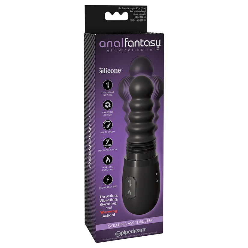 Pipedream Anal Fantasy Gyrating Ass Thruster Black