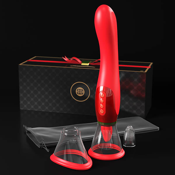 Pipedream Fantasy For Her Ultimate Pleasure USB Rechargeable Sucking & Flicking Stimulator Pipedream Main image