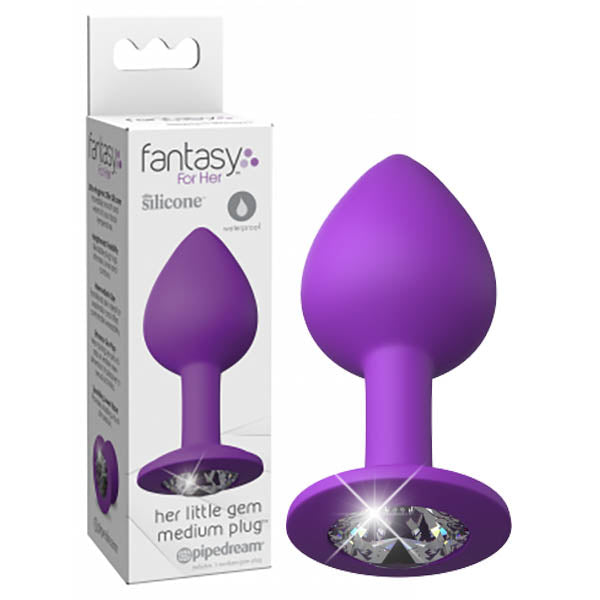 Pipedream Fantasy For Her Little Gem Medium Butt Plug With Jewel Base 8.1cm Pipedream Main image