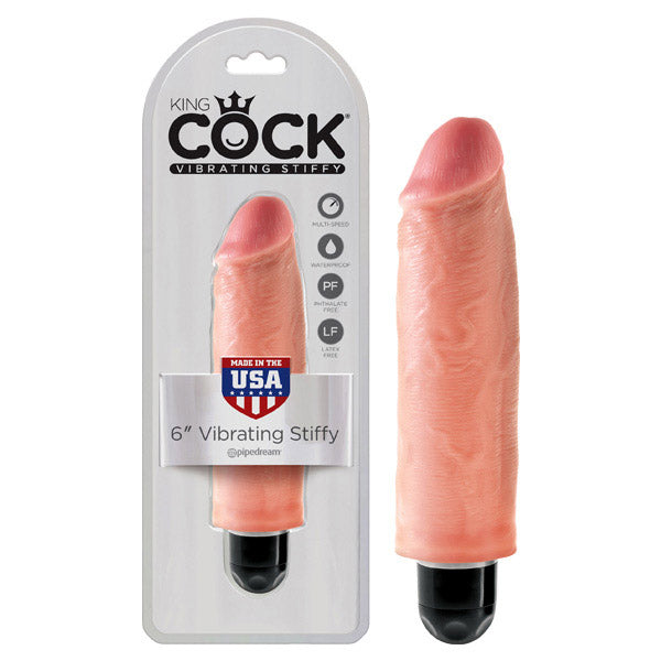 Pipedream King Cock Vibrating Stiffy Vibrating Dong Flesh Pipedream Main image