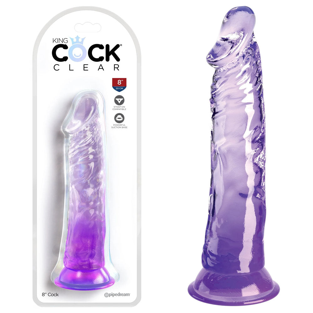 Pipedream King Cock Clear Cock Dong 8 Inch Pipedream Main image