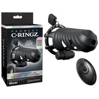 Pipedream Fantasy C Ringz Remote Controlled Vibrating Cock Blocker Black Pipedream