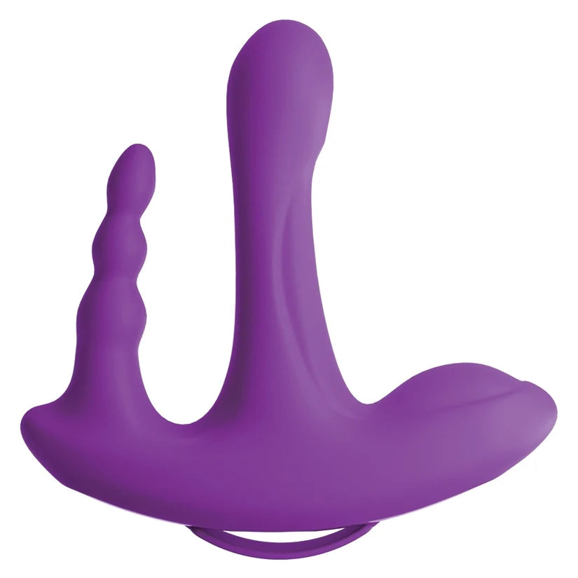 Pipedream 3Some Rock N Ride Remote Controlled Vibrator With Anal Beads Main image