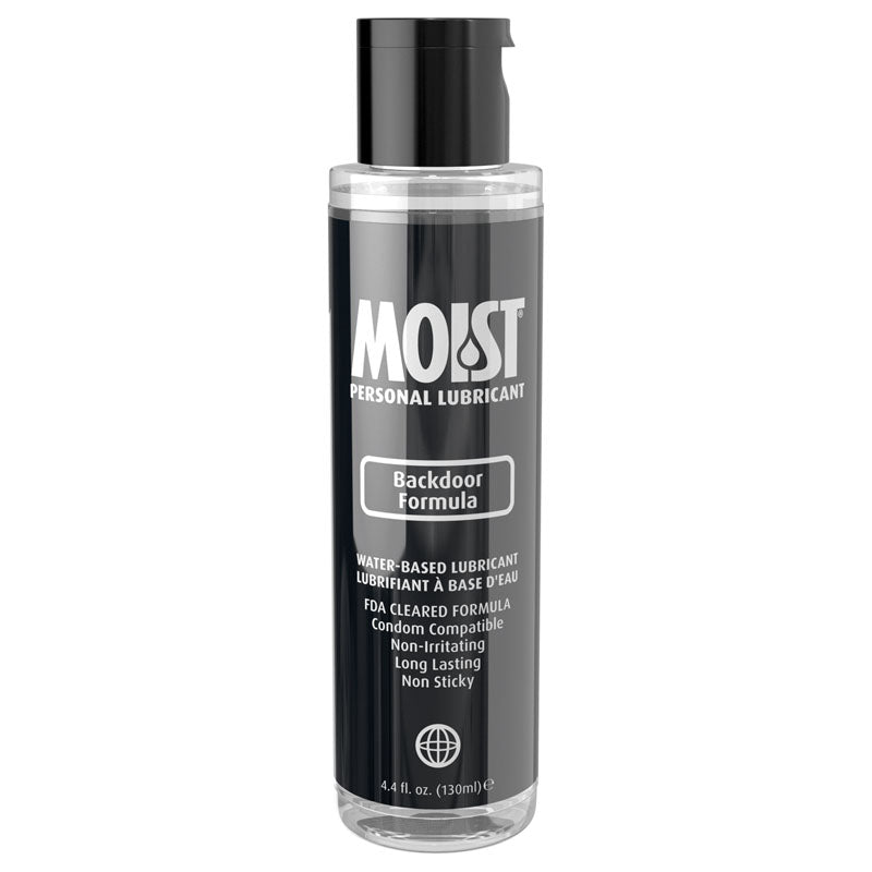 Pipedream Moist Backdoor Formula Water Based Anal Lubricant 130ml Bottle Pipedream Main image