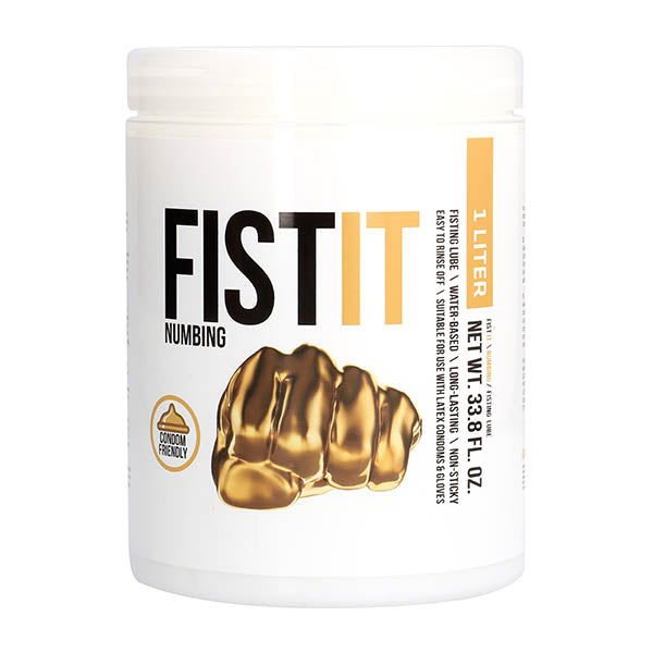 Shots Toys Pharmquests Fist-It Numbing Water Based Numbing Lubricant 1000ml Tub Shots Toys Main image