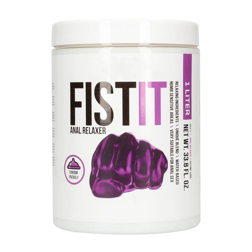 Shots Toys Pharmquests Fist It Anal Relaxer Water Based Relaxing Lubricant 1000ml Tub Shots Toys Main image