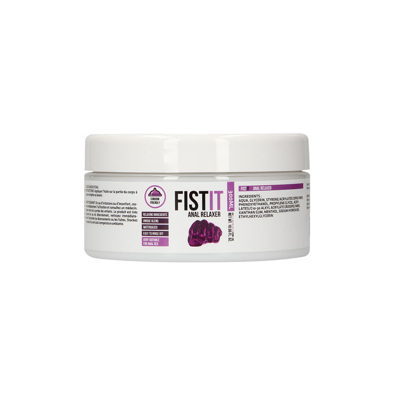Shots Toys PHARMQUESTS Fist It Anal Relaxer Water Based Relaxing Lubricant 300ml Tub Shots Toys Main image