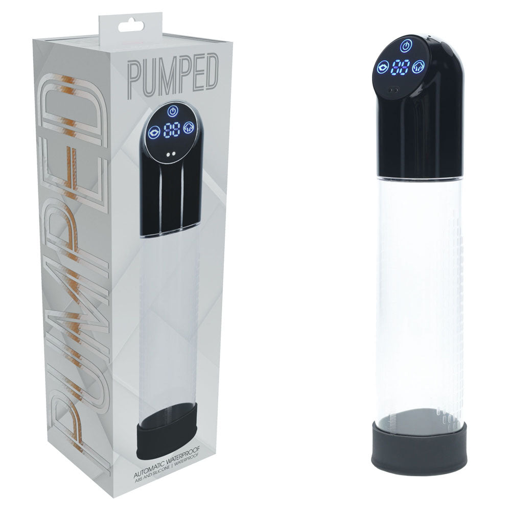 Shots Toys PUMPED Automatic Waterproof USB Rechargeable Automatic Penis Pump Shots Toys