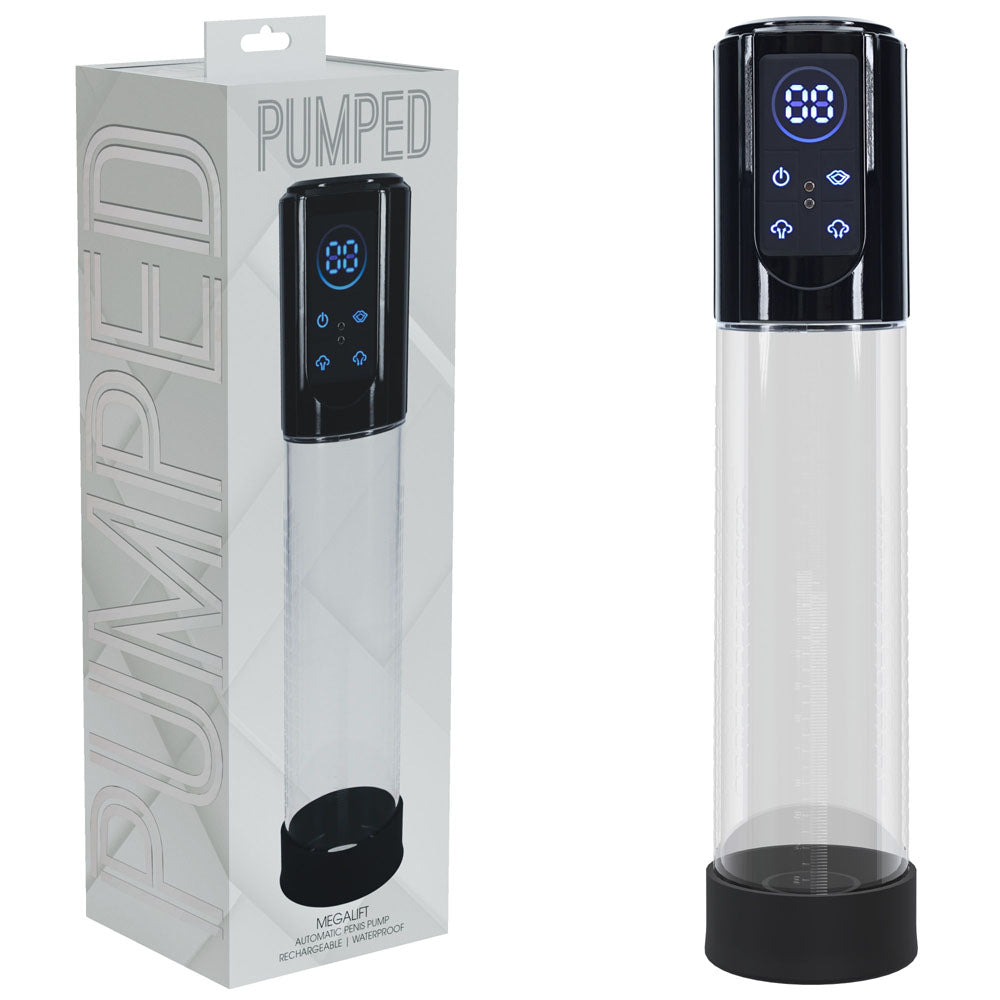 Shots Toys PUMPED MegaLift USB Rechargeable Auto Penis Pump Shots Toys