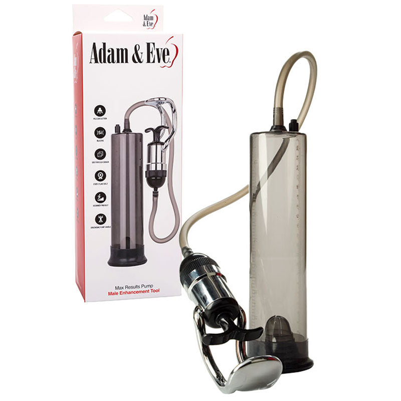 Adam & Eve MAX RESULTS Penis Pump Clear Adam & Eve