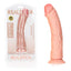 Shots Toys REALROCK Realistic Regular Curved Dildo With Suction Cup 9 Inch Flesh Shots Toys