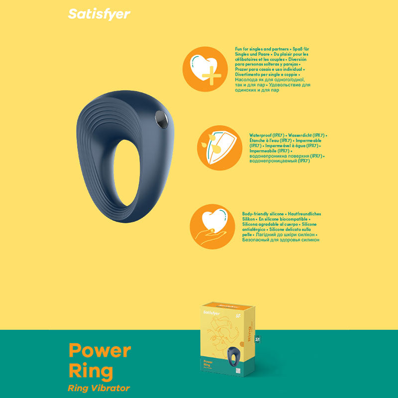 Satisfyer Power Ring Vibrating Cock Ring Satisfyer Main image
