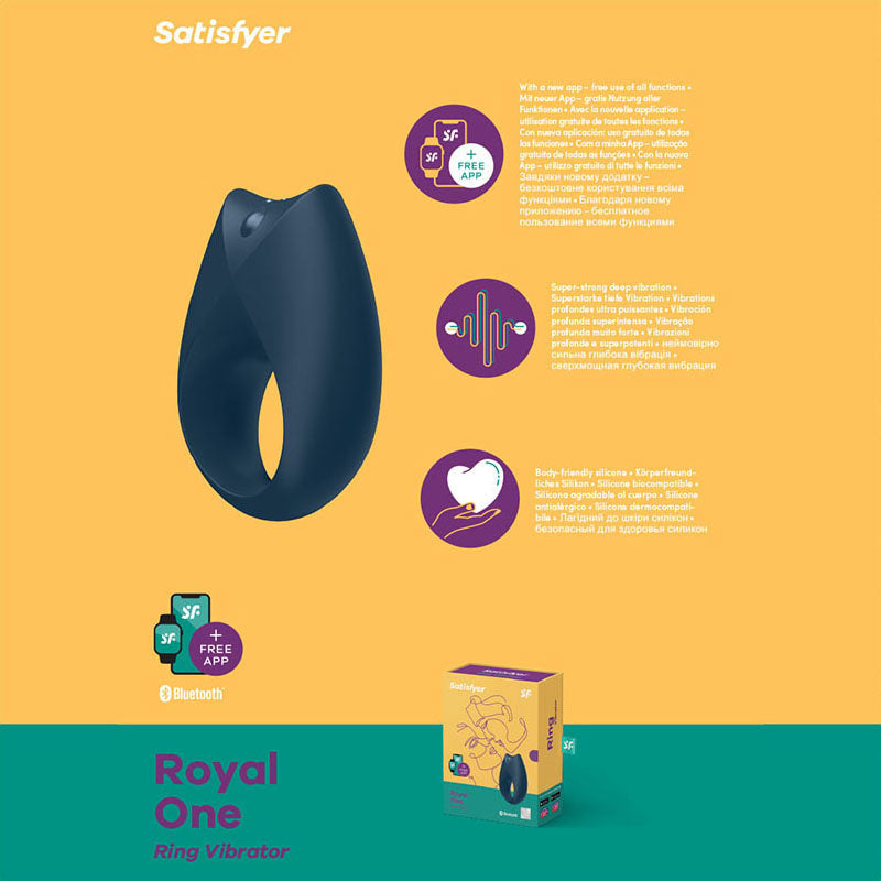 Satisfyer Royal One App Controlled Vibrating Cock Ring Satisfyer Main image