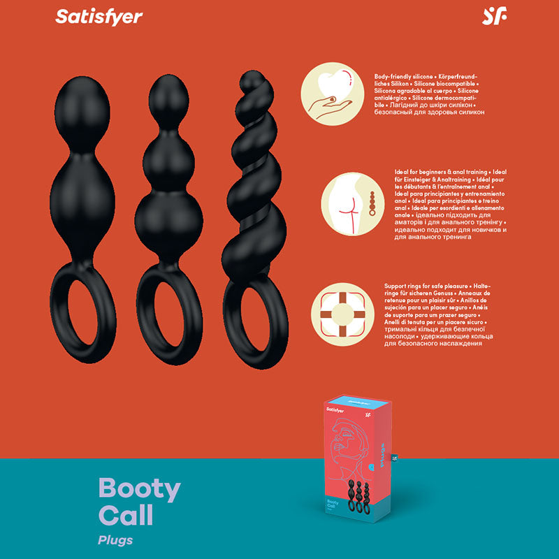 Satisfyer Booty Call Butt Plugs Set Of 3 Satisfyer Main image