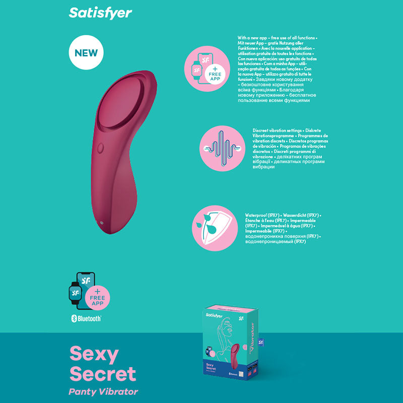 Satisfyer Sexy Secret  App Contolled USB Rechargeable Panty Vibrator Secondary image
