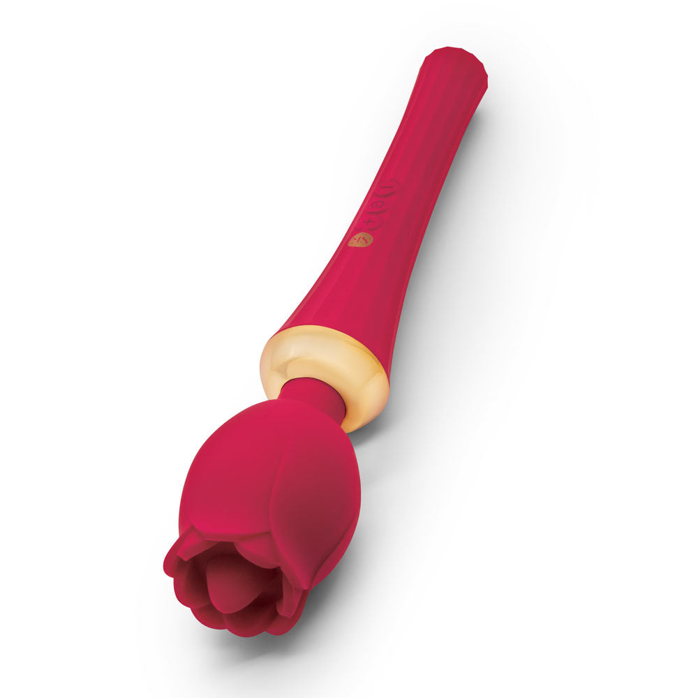 Secret Kisses Rosegasm Rose Wand USB Rechargeable Massager Wand Secret Kisses