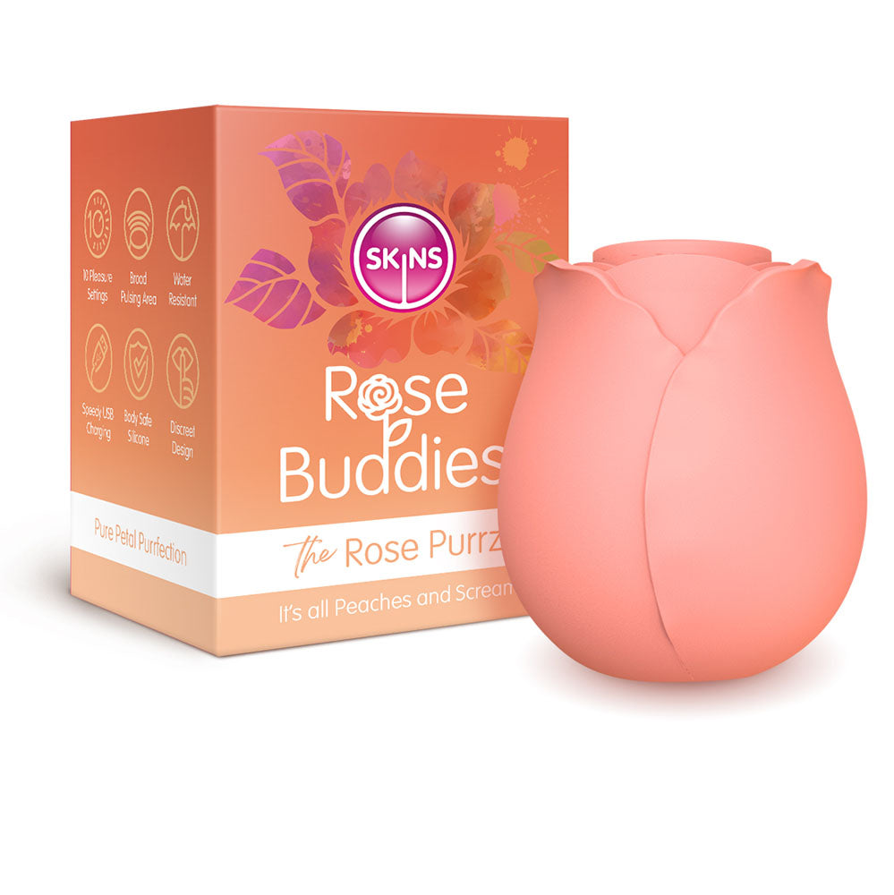 Creative Conceptions Skins Rose Buddies The Rose Purrz USB Rechargeable Pulsing Rose Stimulator Creative Conceptions Main image