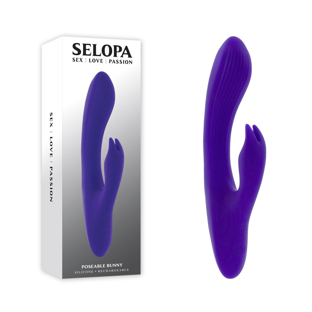 Selopa POSEABLE BUNNY USB Rechargeable Poseable Rabbit Vibrator Selopa Main image