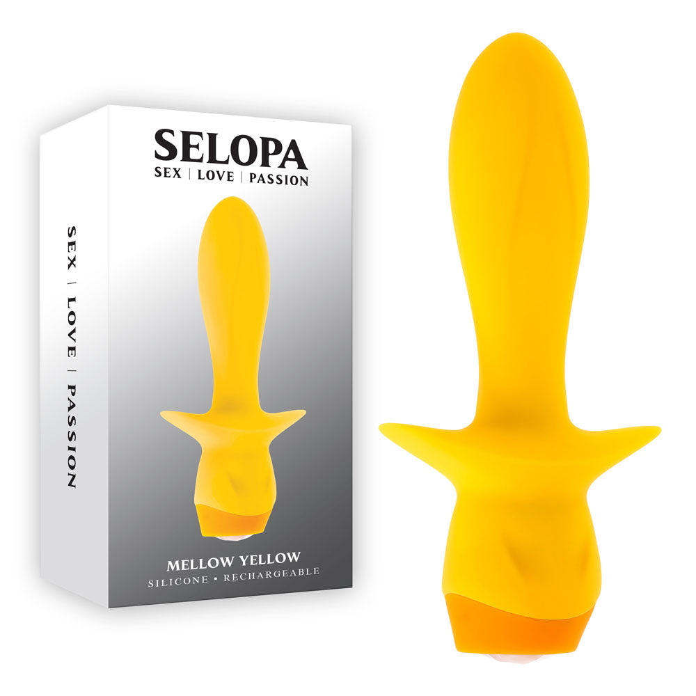 Selopa MELLOW YELLOW USB Rechargeable Vibrating Anal Plug Selopa Main image