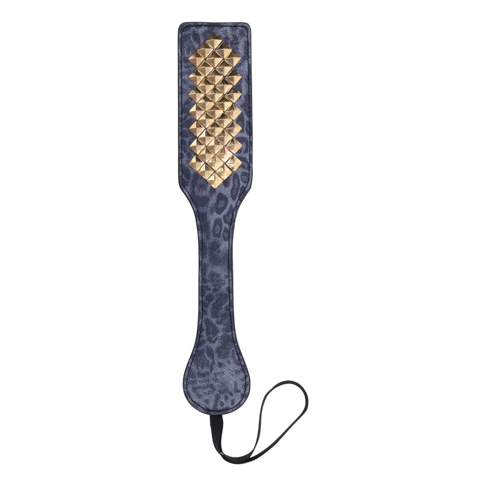 Sportsheets Sex & Mischief Cougar Studded Paddle With Gold Studs Sportsheets Main image