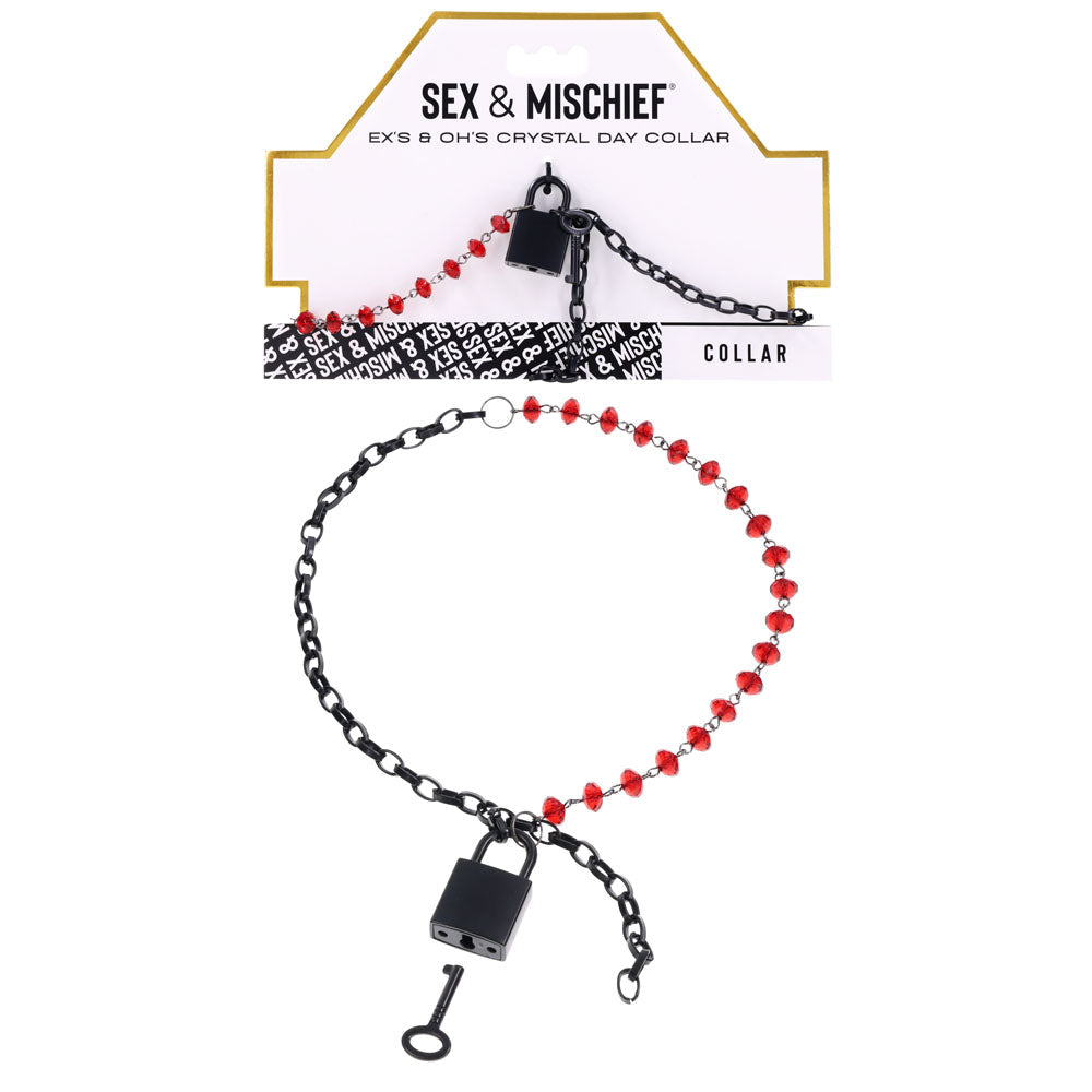 Sportsheets S&M Exs & Ohs Crystal Day Collar Jewellery Sportsheets