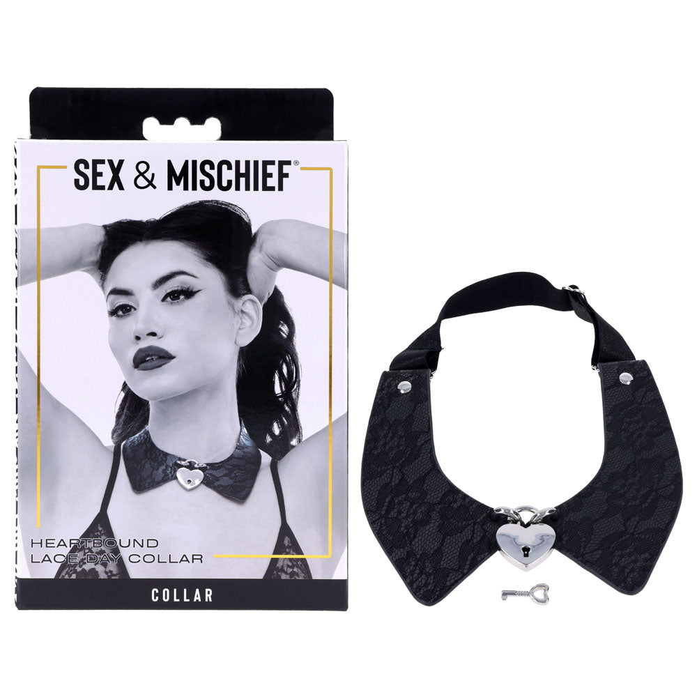 Sportsheets Sex & Mischief Heartbound Lace Day Submission Collar Sportsheets Main image