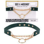 Sportsheets Sex & Mischief Indica Day Collar Green / Gold Sportsheets