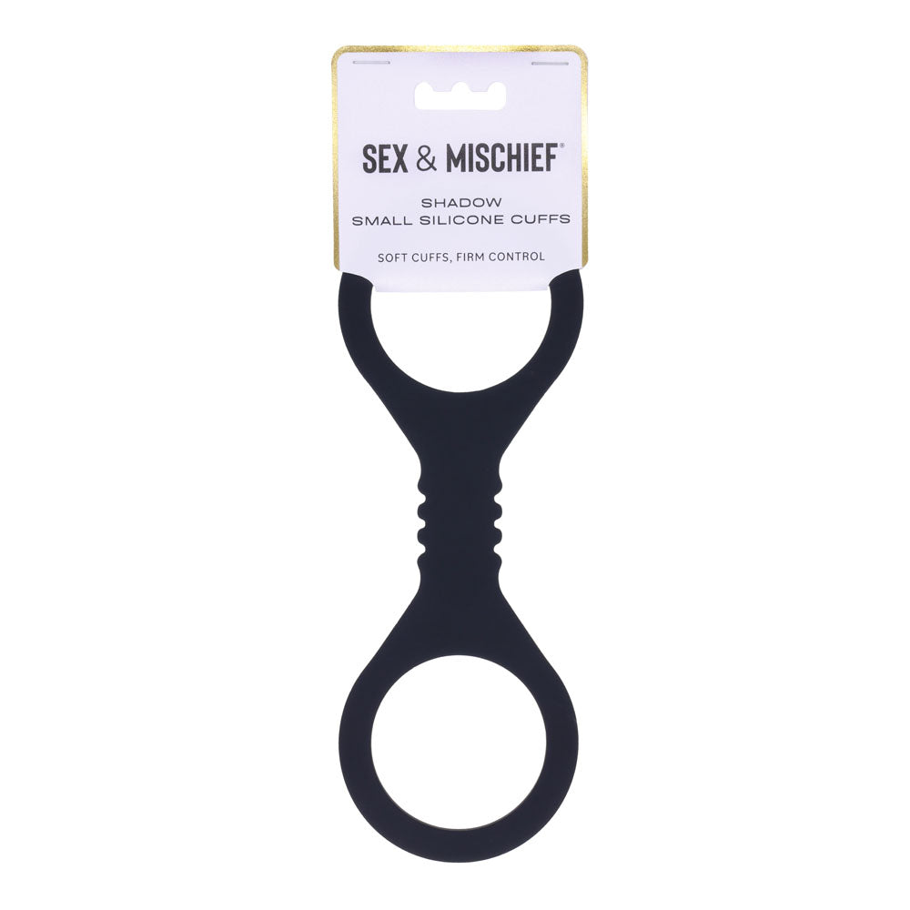 Sportsheets Sex & Mischief Shadow Silicone Cuffs Restraints Black Sportsheets Main image
