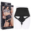 SPORTSHEETS High Waisted Corset Strap On Adjustable Strap On Harness (No Probe Included) Black Sportsheets