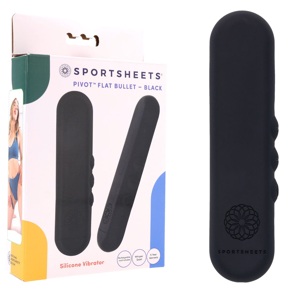 Sportsheets Pivot Flat USB Rechargeable Bullet Vibrator Sportsheets Main image