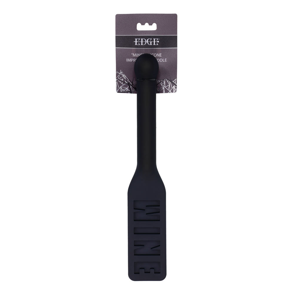 EDGE MINE Silicone Paddle Spanking Paddle Black Sportsheets Main image