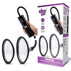 XGEN Products Size Up Rechargeable Power Plumper Pussy Pump With Interchangeable Chambers Clear XGEN Products