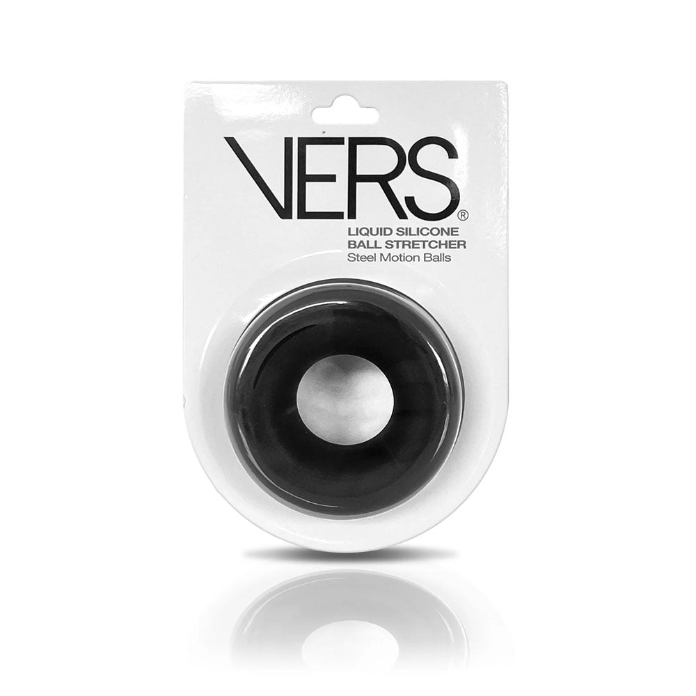 C1 Releasing VERS Liquid Silicone Ball Stretcher Ring With Steel Motion Balls Black C1 Releasing Main image