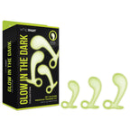 WhipSmart Glow In The Dark Prostate Training Kit Prostate Massagers Set Of 3 Sizes WhipSmart