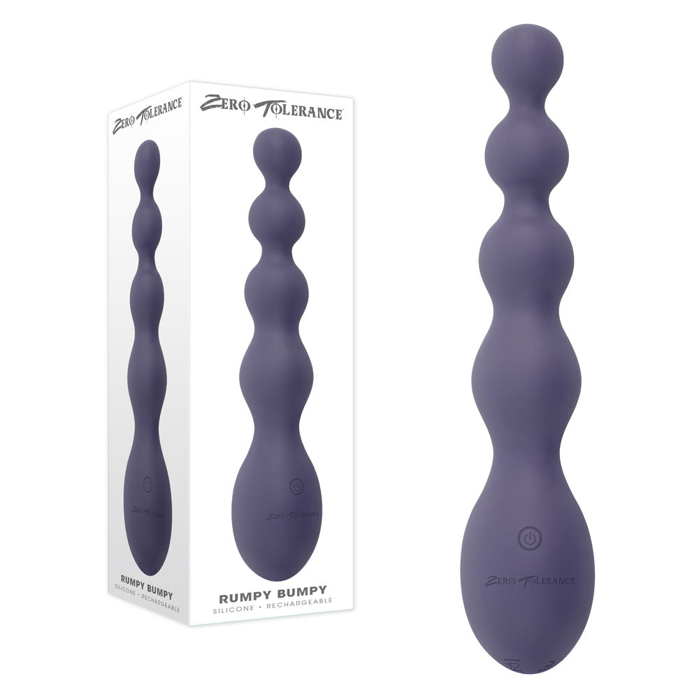 Zero Tolerance RUMPY BUMPY USB Rechargeable Vibrating Anal Beads Zero Tolerance Main image