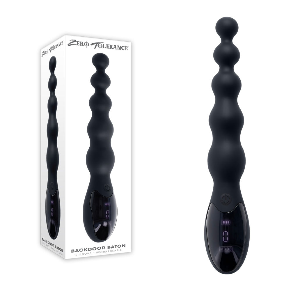 Zero Tolerance BACKDOOR BATON USB Rechargeable Vibrating Anal Beads Zero Tolerance Main image