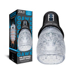 Zolo The Original Gawk Gawk USB Rechargeable Vibrating, Rotating & Thrusting Masturbator Clear Zolo