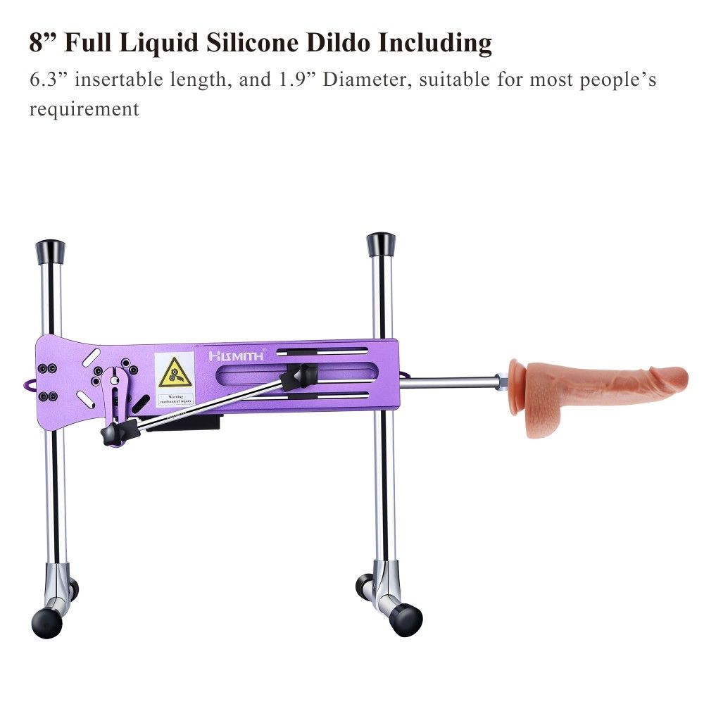 HiSmith Remote & App Controlled Premium Sex Machine Purple Secondary image