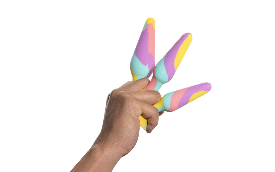 Arosum TriPlugs Silicone Anal Training Kit 3 Piece Arosum