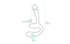 Arosum Sapphi Detachable Strapless Strap On Double Vibrator Arosum