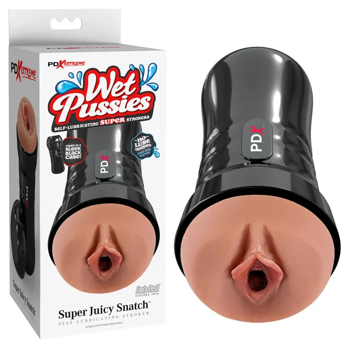 Pipedream PDX Extreme Wet Pussies Super Juicy Snatch Vagina Stroker Brown Pipedream Main image