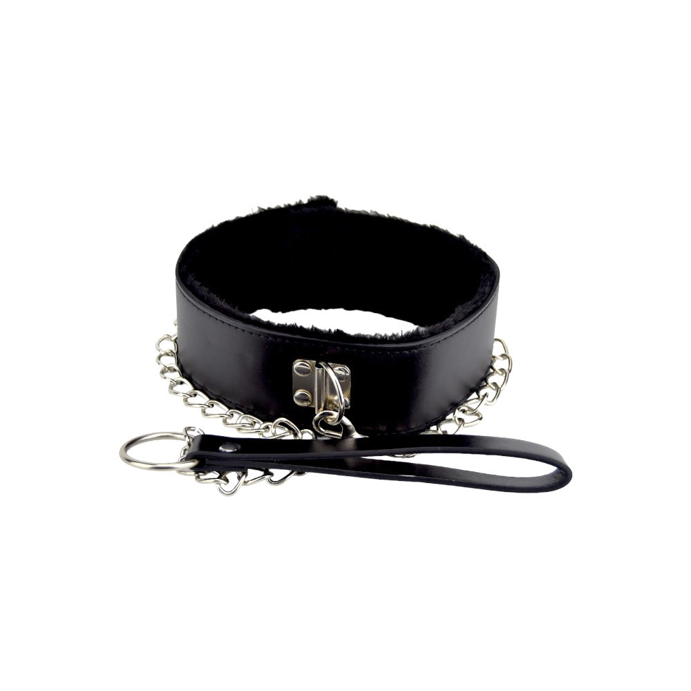 Bound to Please Furry Collar With Leash Main image