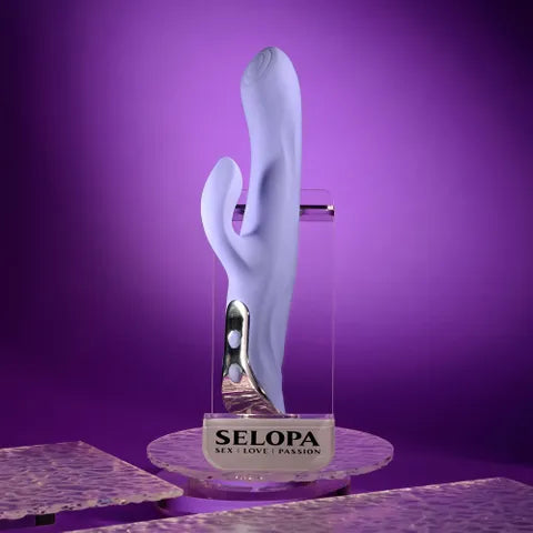 Selopa Evolved LAVENDER LOVE USB Rechargeable Rabbit Vibrator 23.3cm Purple Secondary image