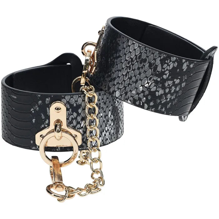 OUCH! Florence Collection - Leg Cuffs - Black Restraints Secondary image