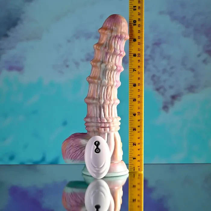 Evolved FANTASY USB Rechargeable Vibrating Fantasy Dildo With Remote 27.6cm - LOVVA