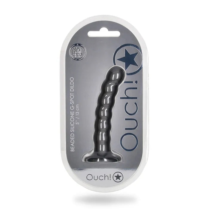 Shots Toys OUCH! Beaded Silicone G Spot Dildo 5 Inch Shots Toys